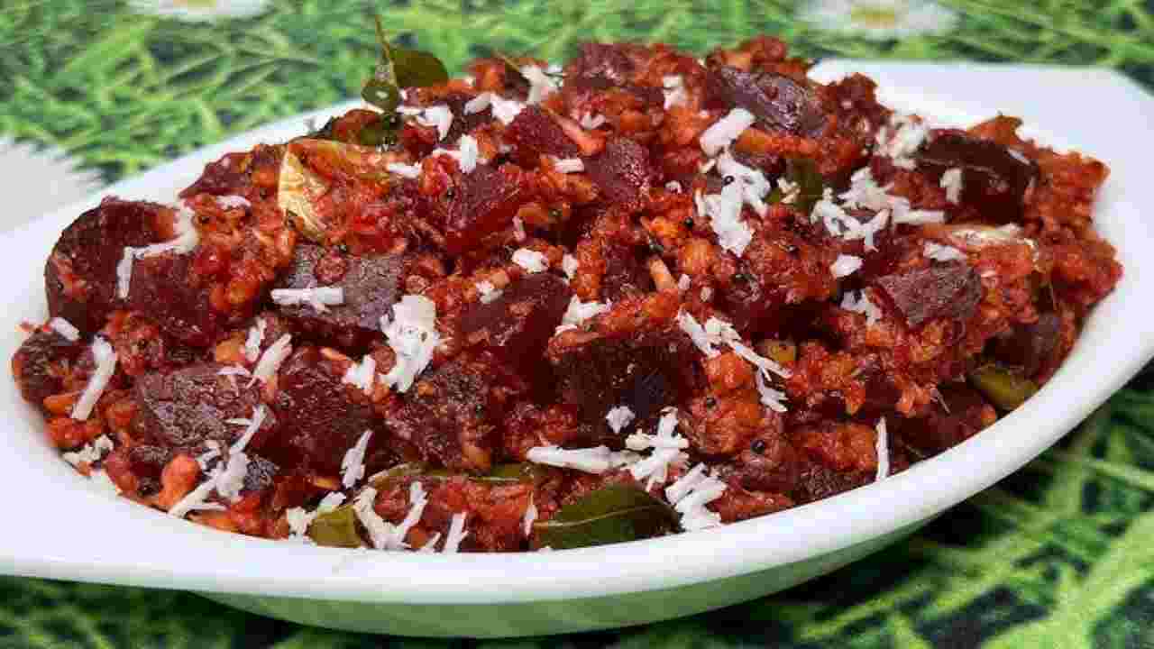 Beetroot Poriyal1