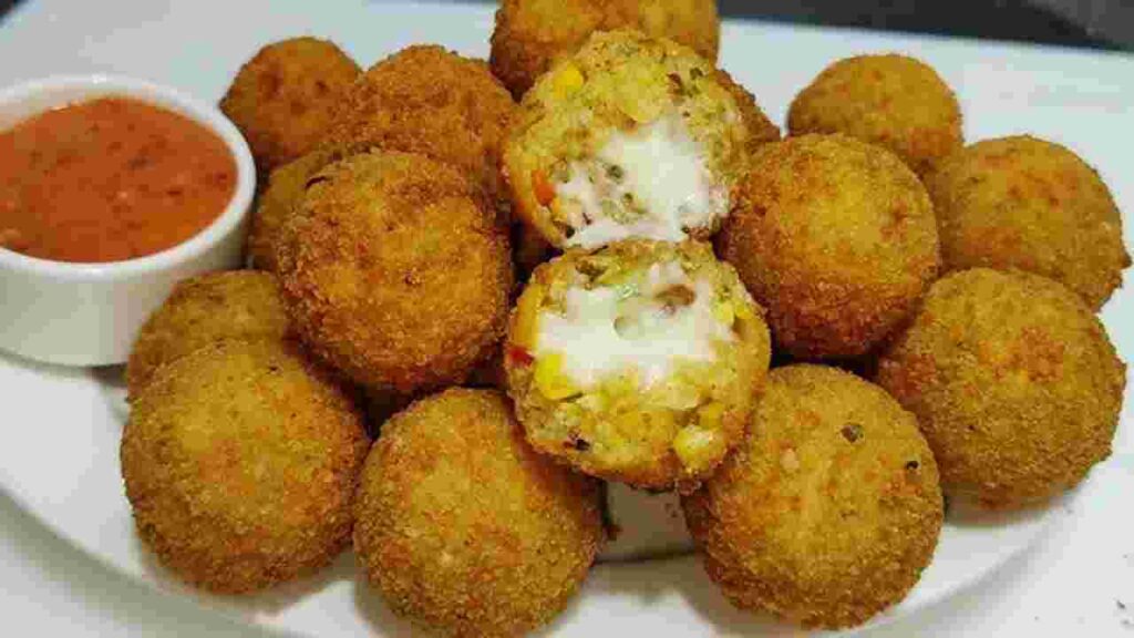 बाहर से क्रिस्पी, अंदर से चीज़ी – घर पर बनाएं टेस्टी Cheese Corn Balls! 1 Cheese Corn Balls1