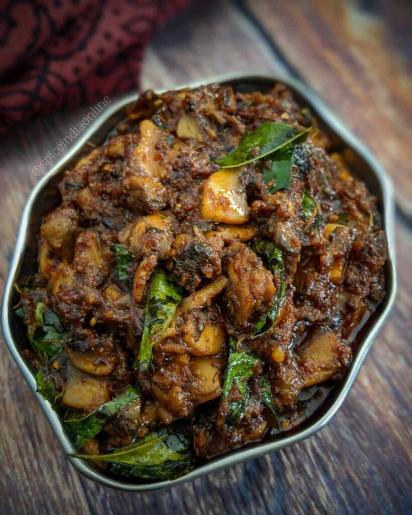 अब घर पर बनाएं मसालेदार और खुशबूदार Mushroom Chettinad South India का असली स्वाद 5 Mushroom Chettinad